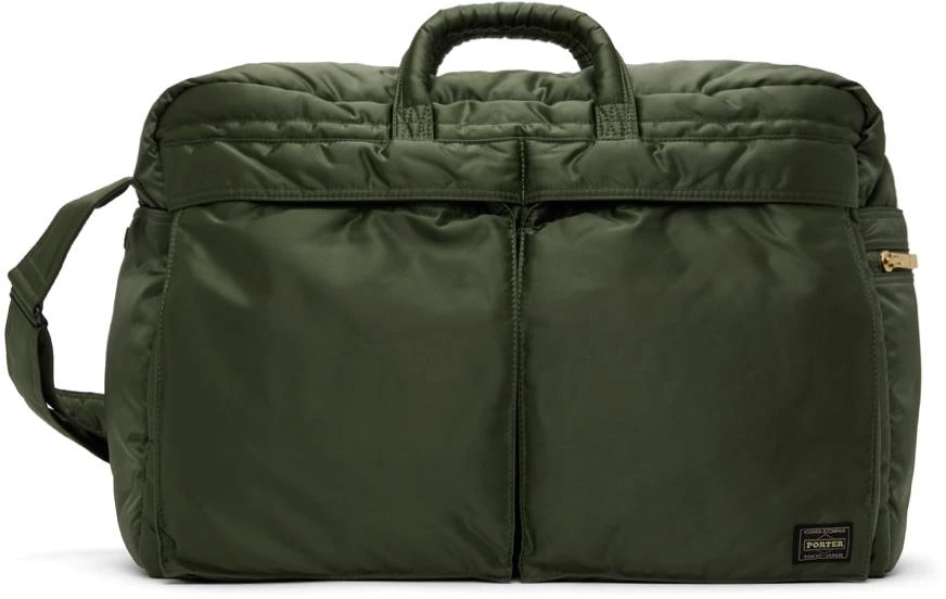 PORTER - Yoshida & Co Khaki Tanker 2Way Duffle Bag 1