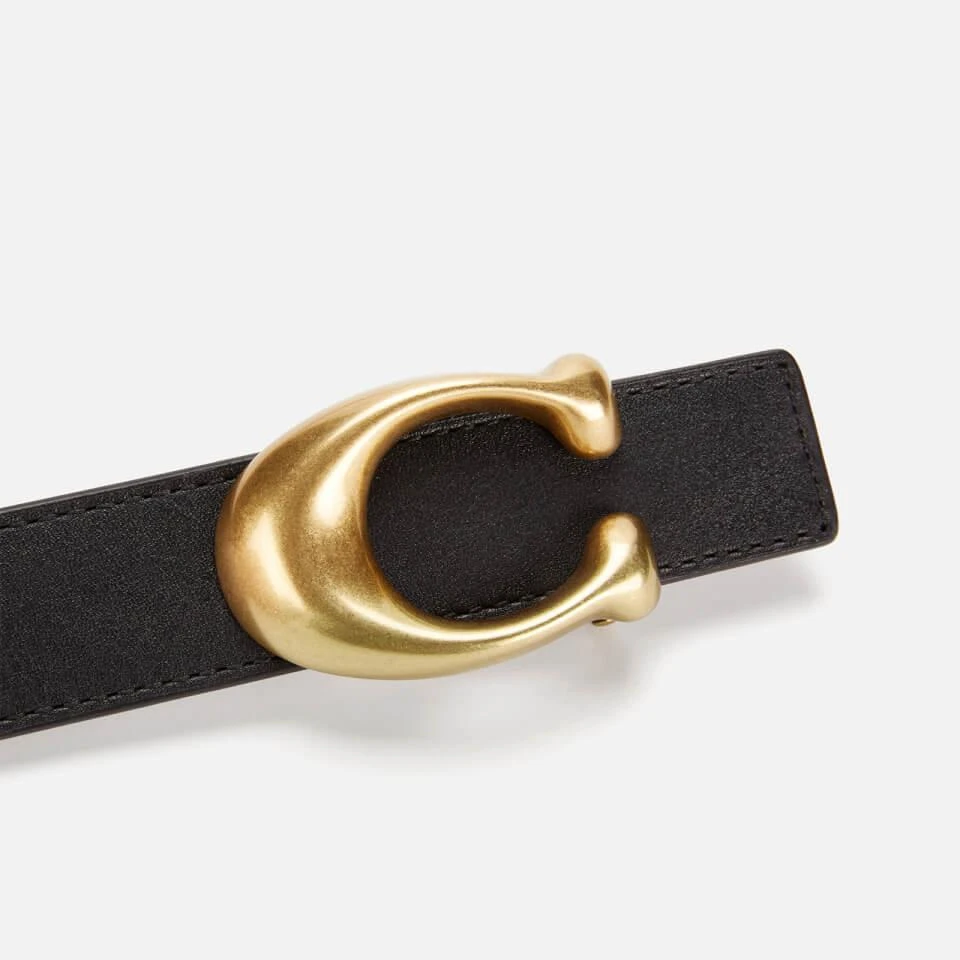 Coach Coach 25mm Sculpted C Reversible Leather Belt 3