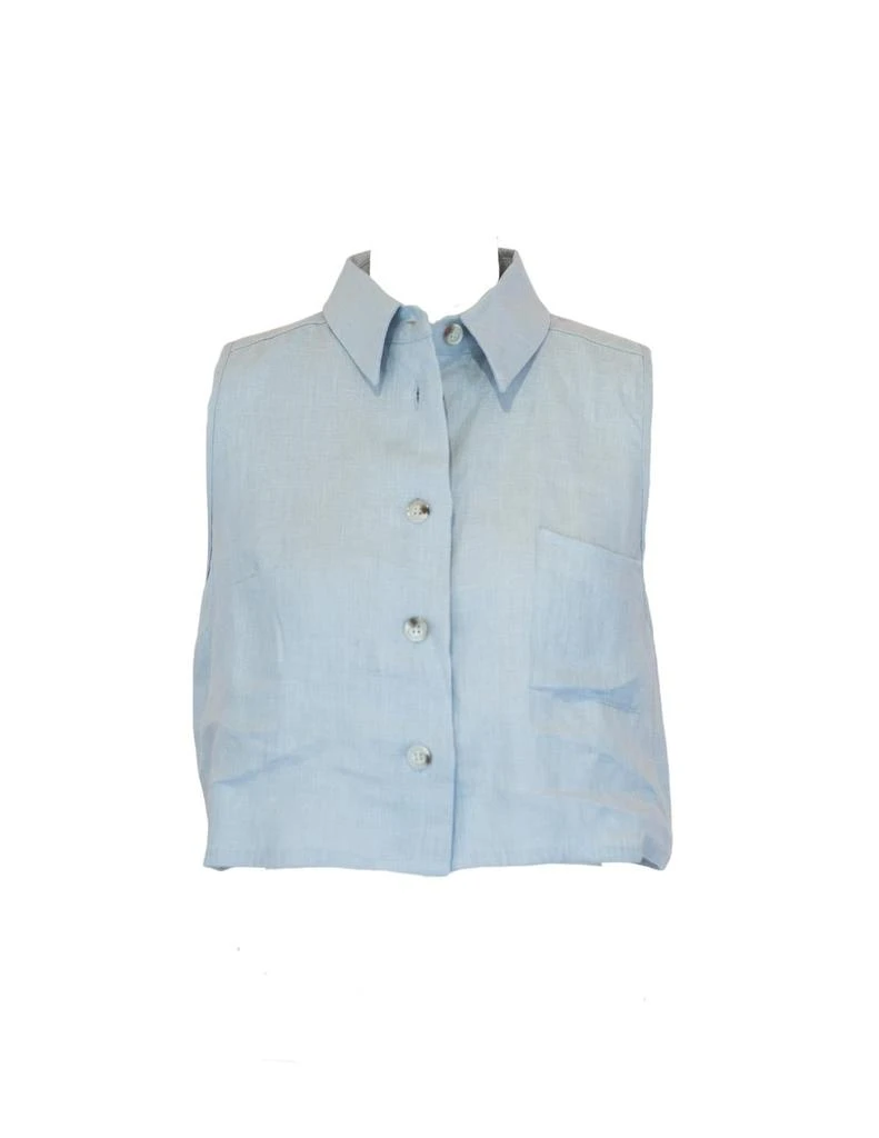 Hevron Katja Top In Dusty Blue 3
