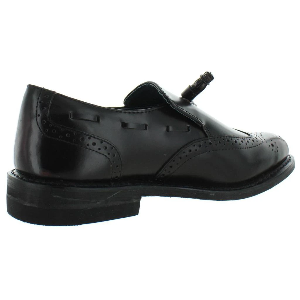 Executive Imperials Mens Leather Slip On Wingtip Shoes 2
