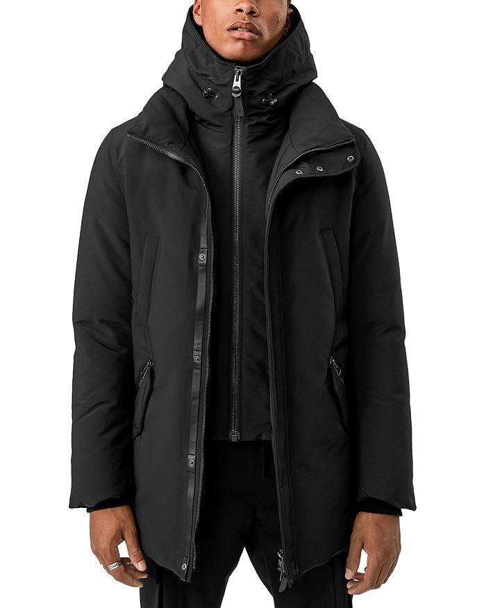 Mackage Edward 2-in-1 Down Coat with Removable Hooded Bib