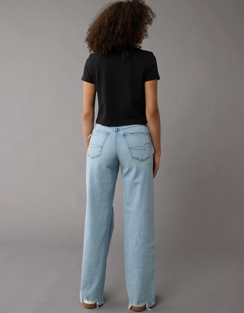 AE AE Strigid Curvy Ripped Super High-Waisted Baggy Straight Jean 2