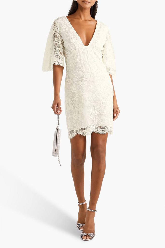 LES RÊVERIES Corded lace mini dress