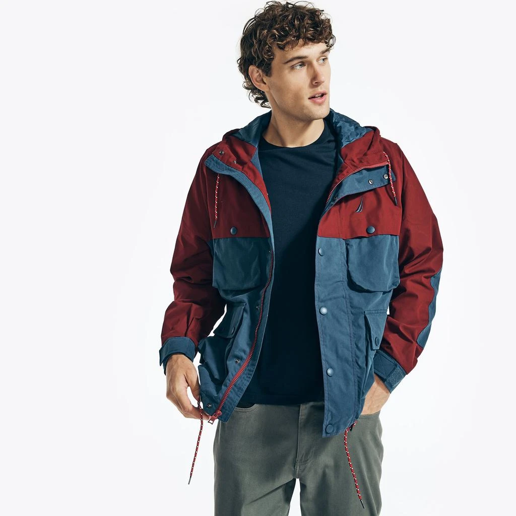 Nautica Mens Sustainably Crafted Water-Resistant Sailing Jacket 2