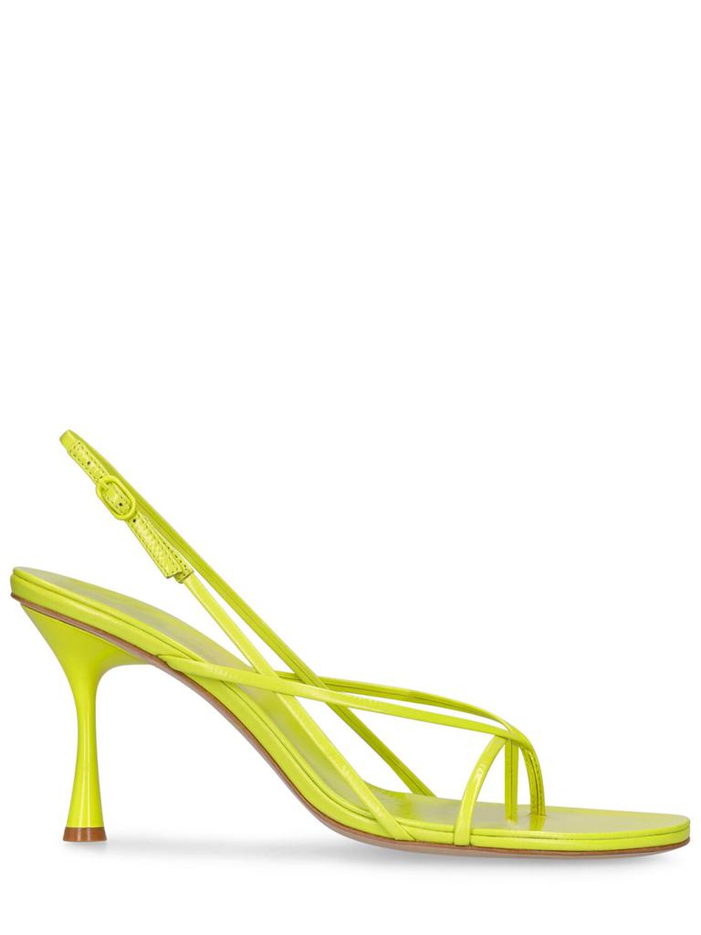 STUDIO AMELIA 90mm Wishbone Leather Sandals