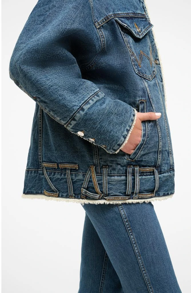 Staud + Wrangler The Biggest Jean Jacket 4