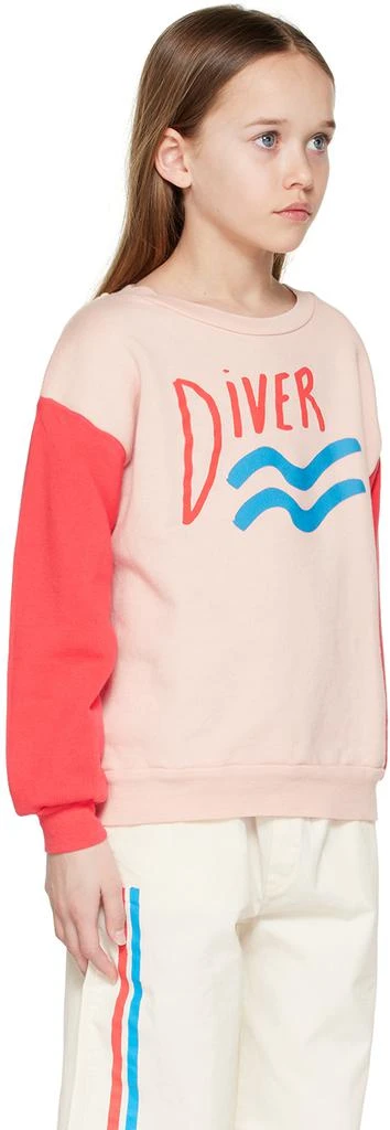 Bonmot Organic Kids Red Diver Sweatshirt 2