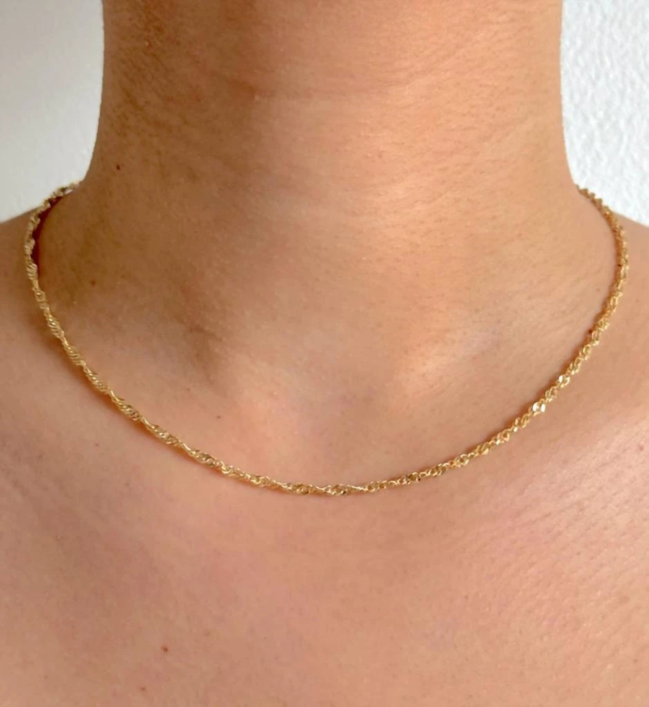 Maslo Jewelry Maslo Jewelry - Women
s Singapore Chain Necklace