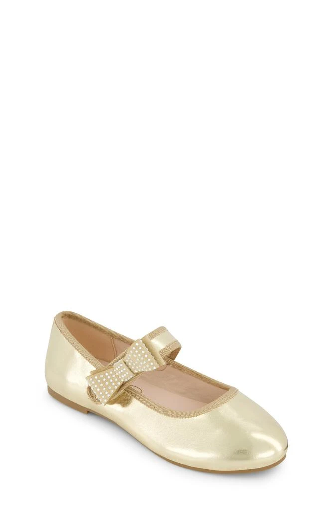 Jessica Simpson Kids' Amy Embellished Bow Mary Jane Flat 1