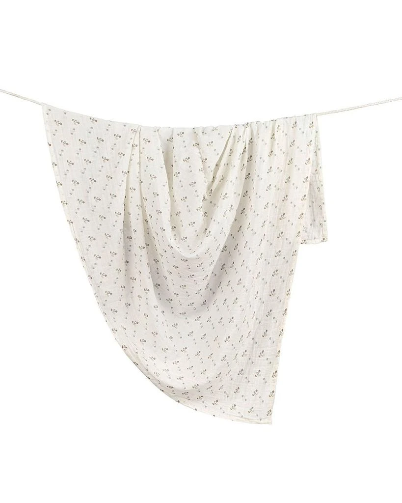 Crane Baby Poppy Single Swaddle Blanket 1