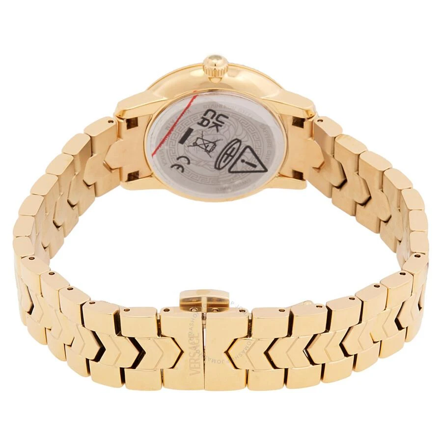 Versace V-Icon Quartz Black Dial Ladies Watch VEUCA0824 3