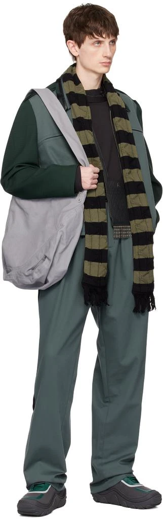Kiko Kostadinov Green Ugo Side Trousers 4