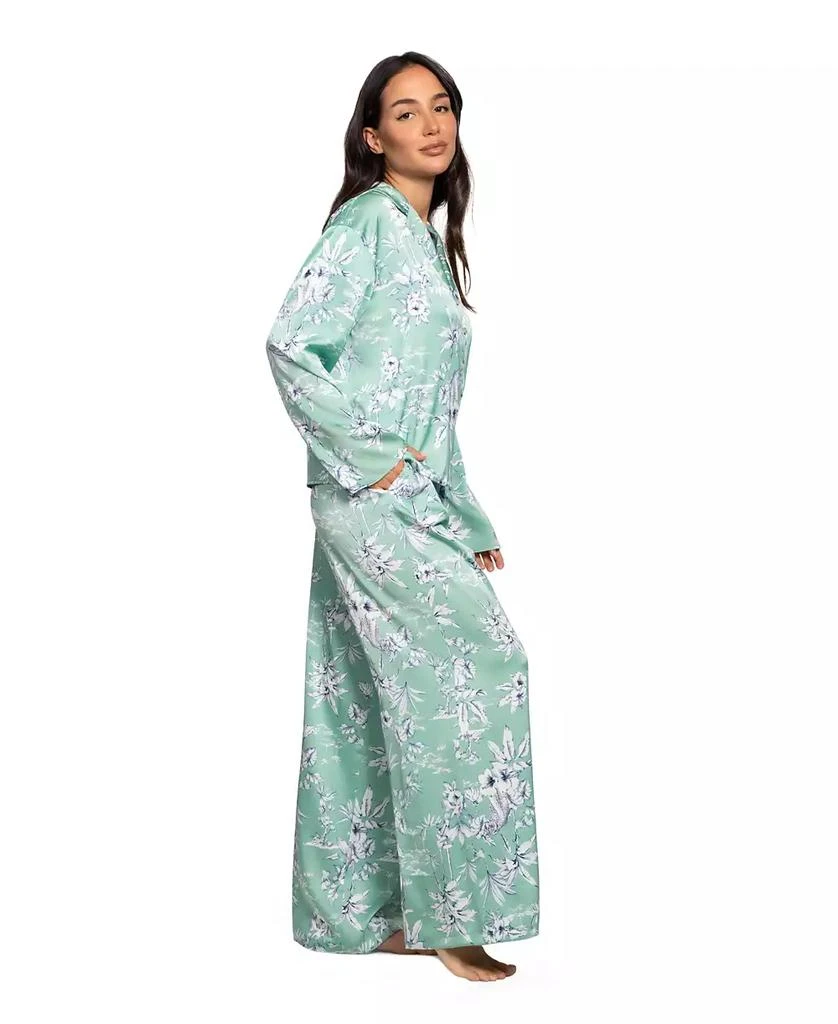 Midnight Bakery Women
s Long-Sleeve Sleep Top 
Pants, 2-Piece Set 3