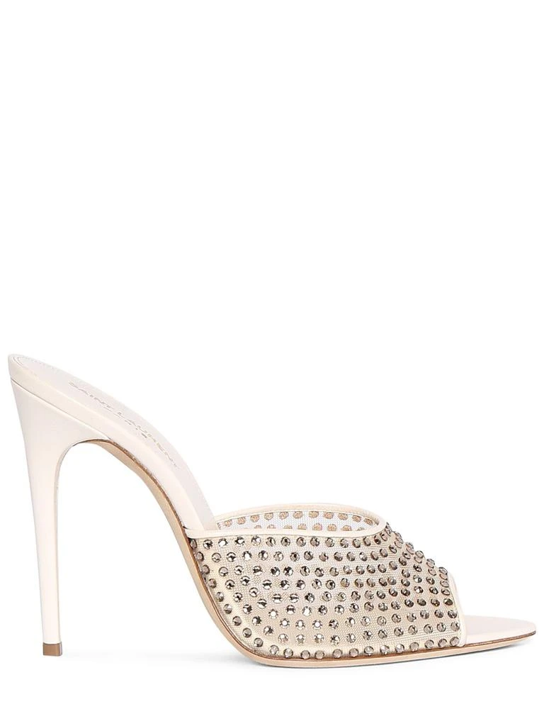 Yves Saint Laurent 110mm Blonde Nylon Mule Sandals 1