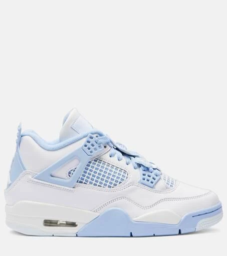NIKE Air Jordan 4 floral-appliqué sneakers 4