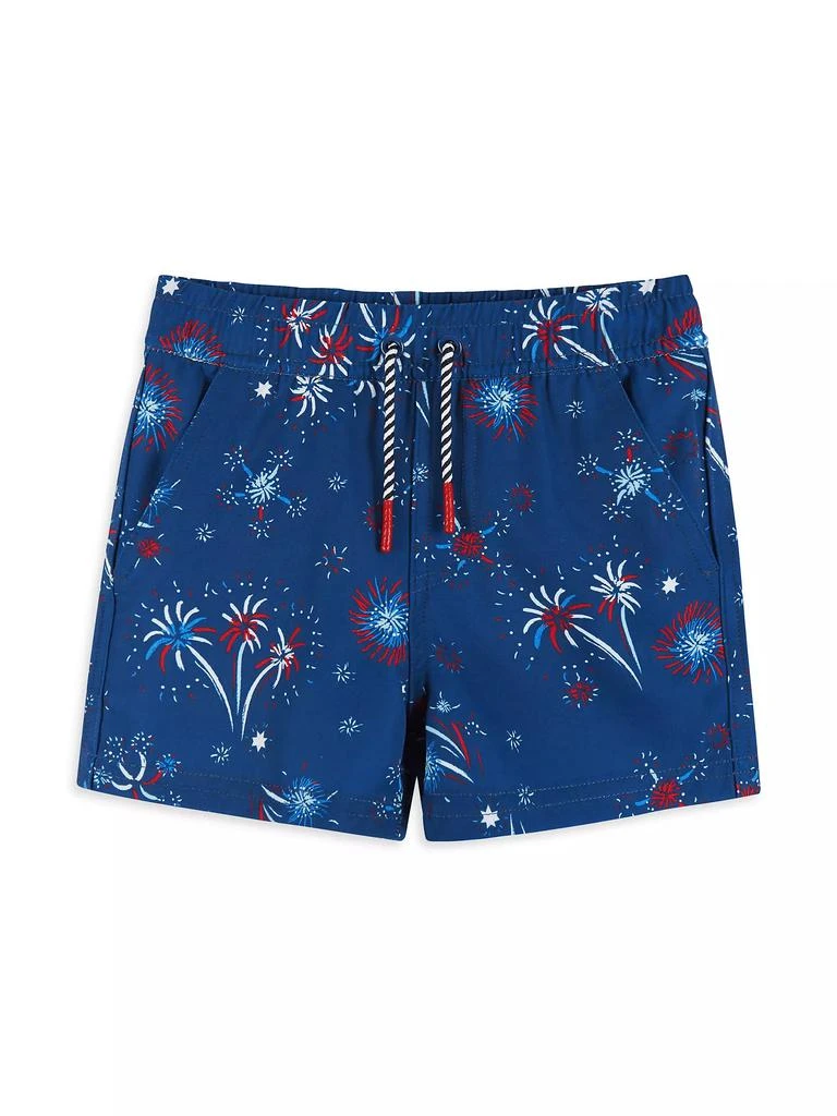 Andy & Evan Little Boy's & Boy's Striped & Fireworks T-Shirt & Shorts Rashguard Set 4