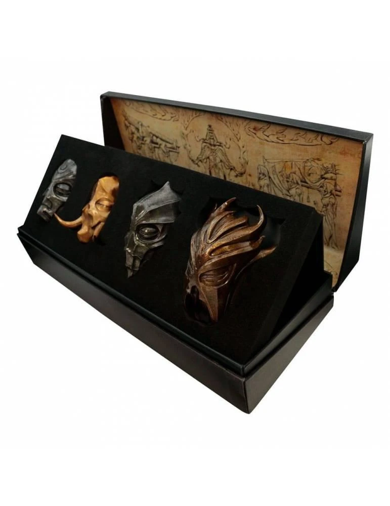 Fanattik The Elder Scrolls V: Skyrim Set of 4 Dragon Priest Masks 1