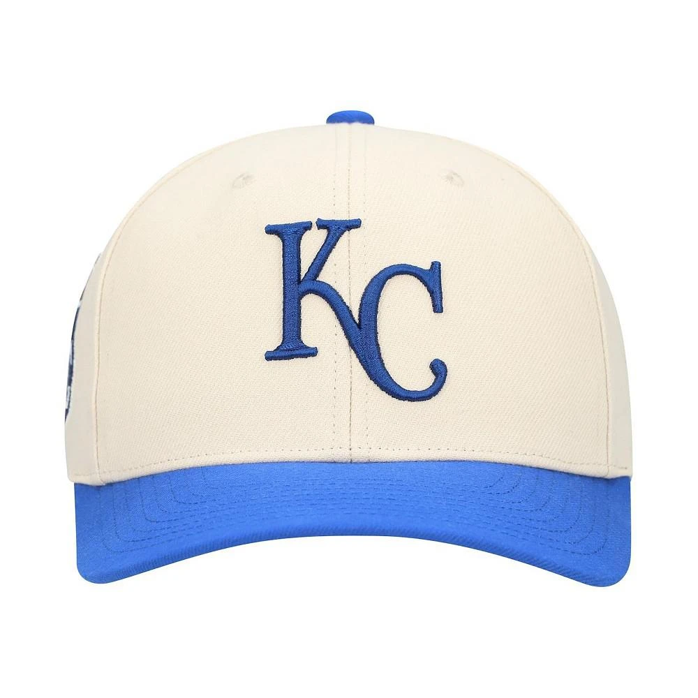 Mitchell & Ness Men's Cream Kansas City Royals Pro Crown Adjustable Hat 4