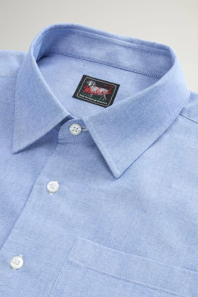 Woolrich Pure Cotton Oxford Shirt by Todd Snyder - Men - Blue 6