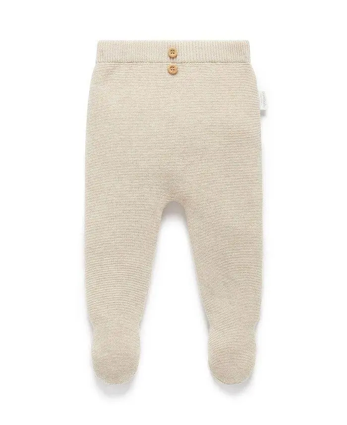 Purebaby Unisex Textured Knit Legging - Baby