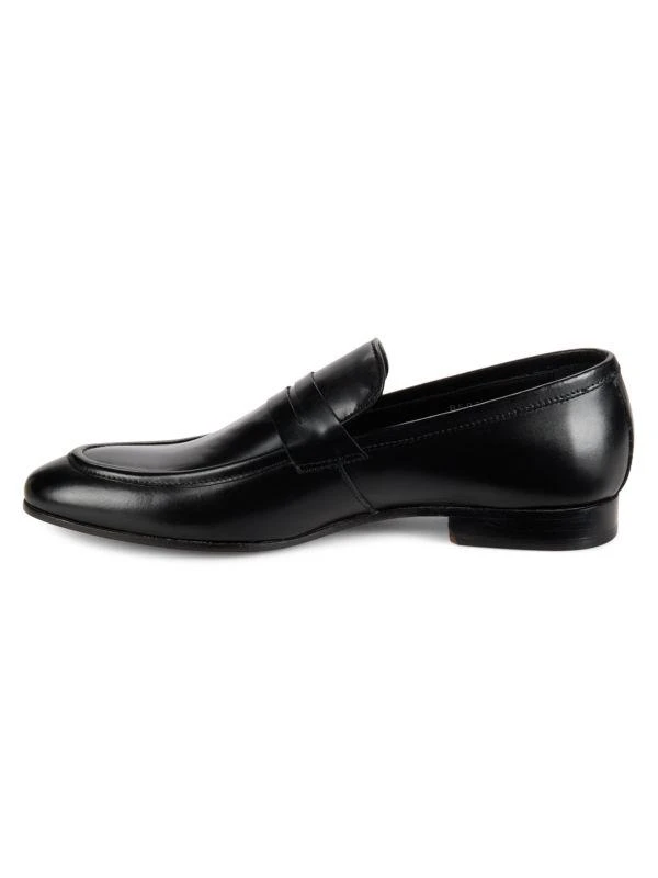 Saks Fifth Avenue Leather Penny Loafers 4