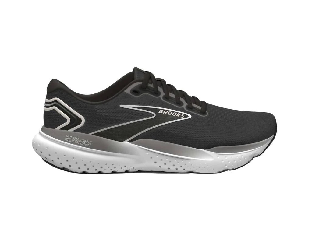 Brooks Men's Glycerin 21 Sneakers In Black/white 2