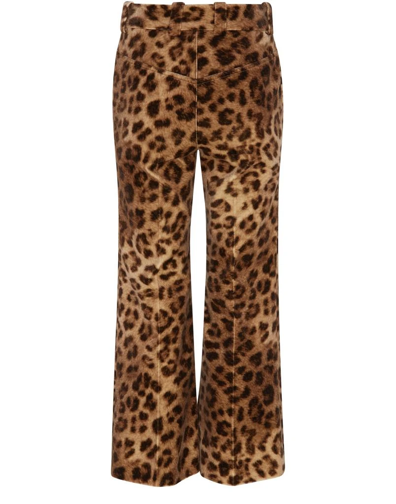 Chloé Wide-leg leopard print pants 3
