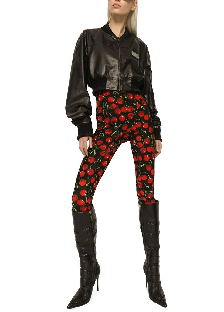 Dolce & Gabbana Short nappa leather bomber jacket 4