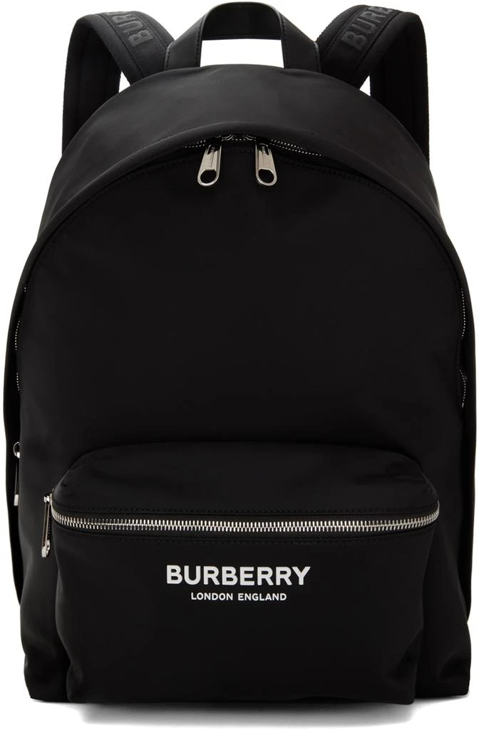 Burberry Black Nylon Backpack 1