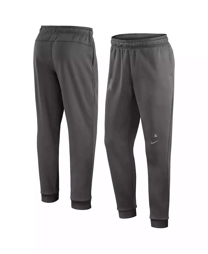 NIKE Men's Gray Los Angeles Angels Authentic Collection Travel Player Performance Pants 1