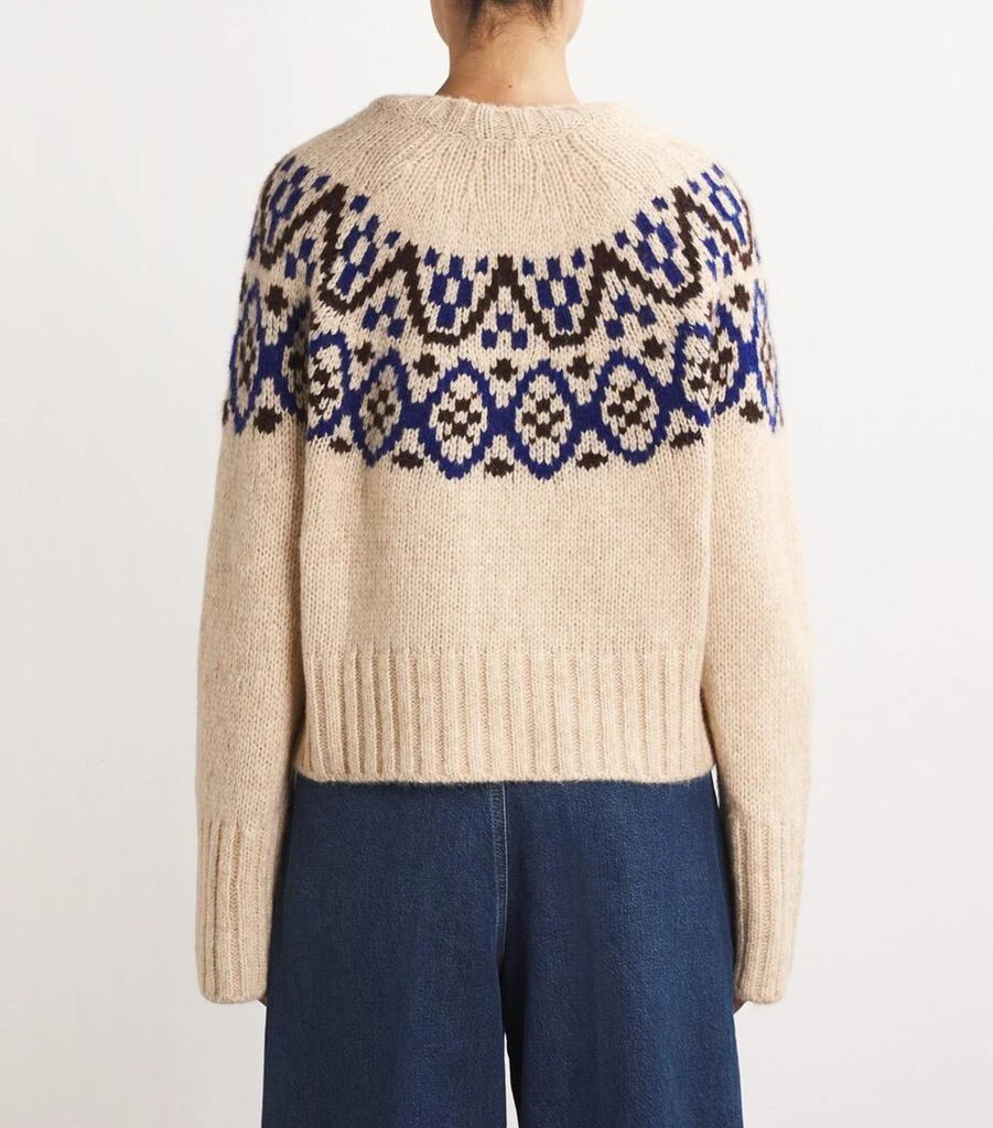 ME+EM Alpaca Wool-Cotton Fair Isle Sweater 4