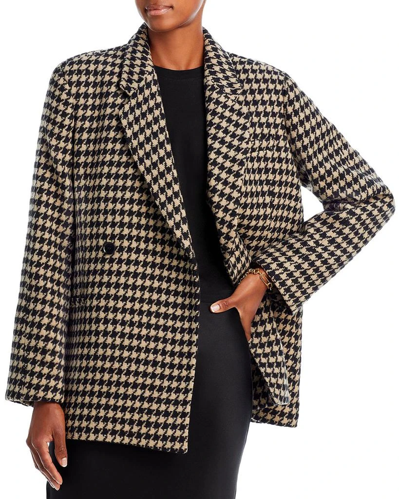 Anine Bing Kaia Houndstooth Blazer 1