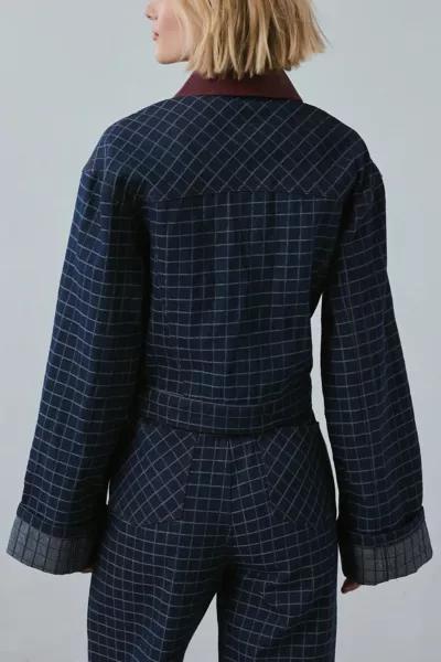 Ghospell Ghospell Campbell Check Denim Jacket