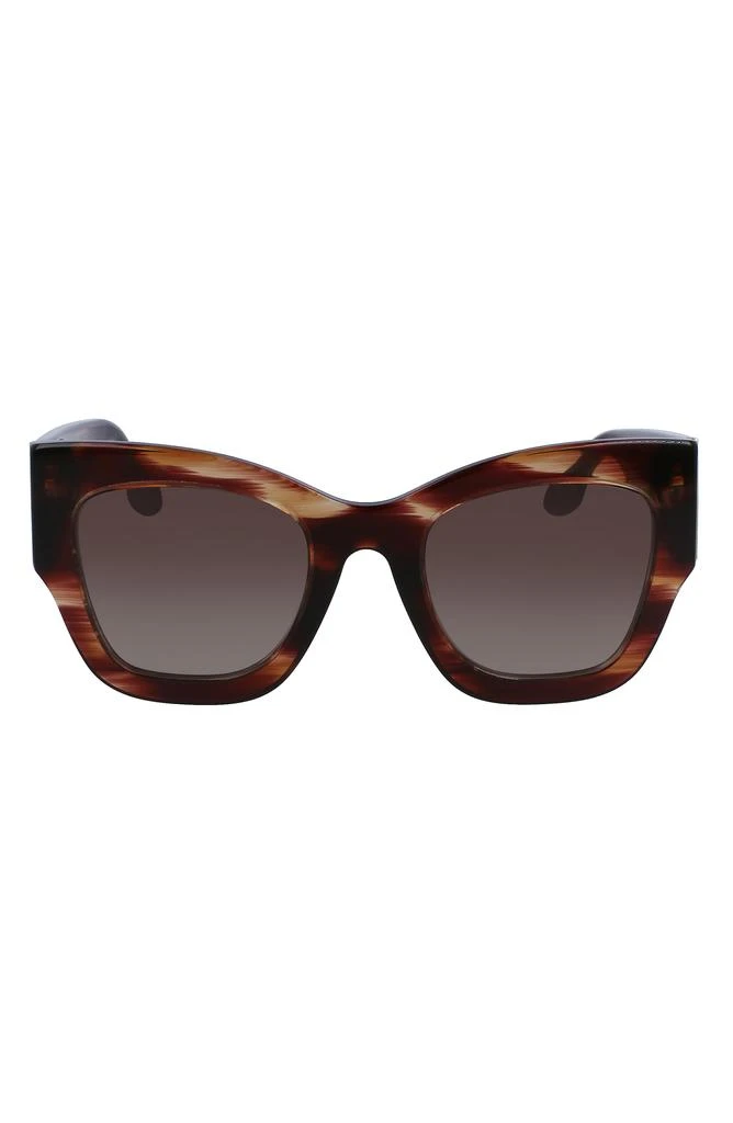 NWT Victoria Beckham ‘VB685S’ Cat Eye Sunglasses in “Metallic Midnight Blue” Victoria Beckham Sunglasses VB685S-415-56 New with tags main image 3
