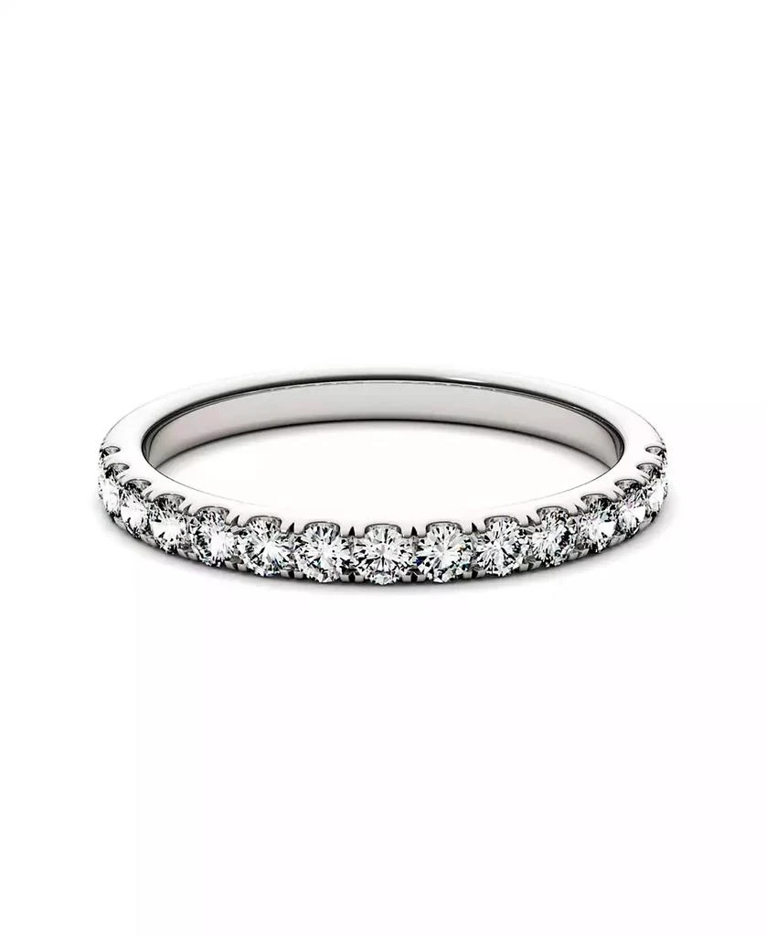 Charles & Colvard Moissanite Wedding Band (3/8 ct. t.w. Diamond Equivalent) in 14k White or Yellow Gold 3