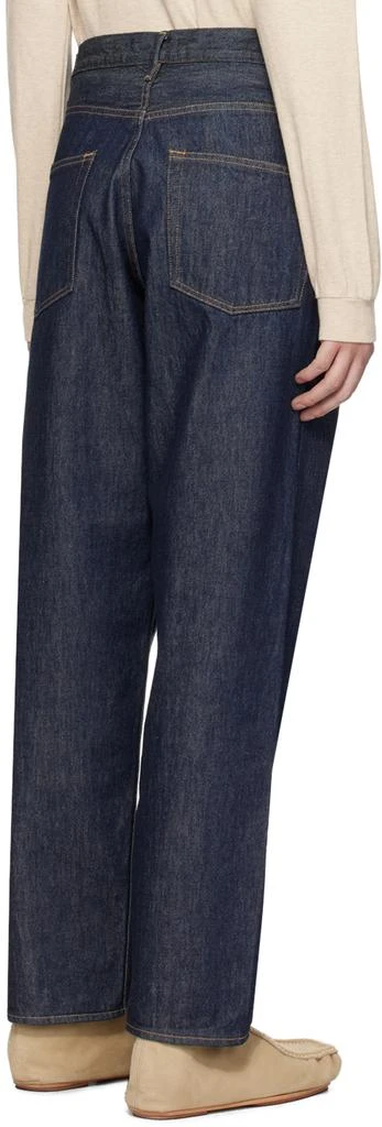 AURALEE Indigo Hard Twist Wide Jeans 3