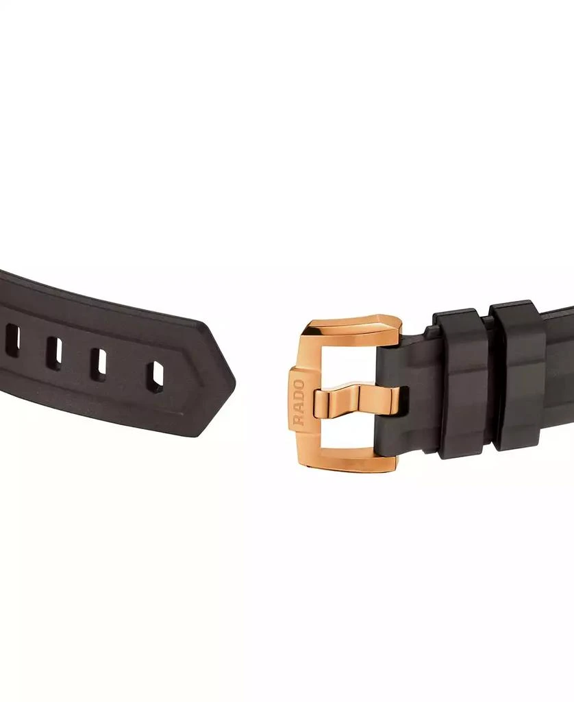 Rado Men's Swiss HyperChrome Brown Rubber Strap Watch 42mm 4