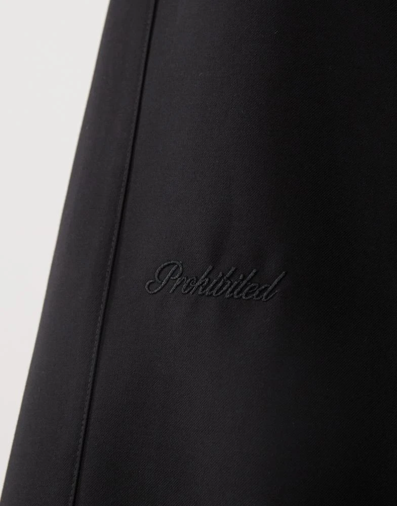 Prohibited Prohibited soho pleated vintage pants in black 4