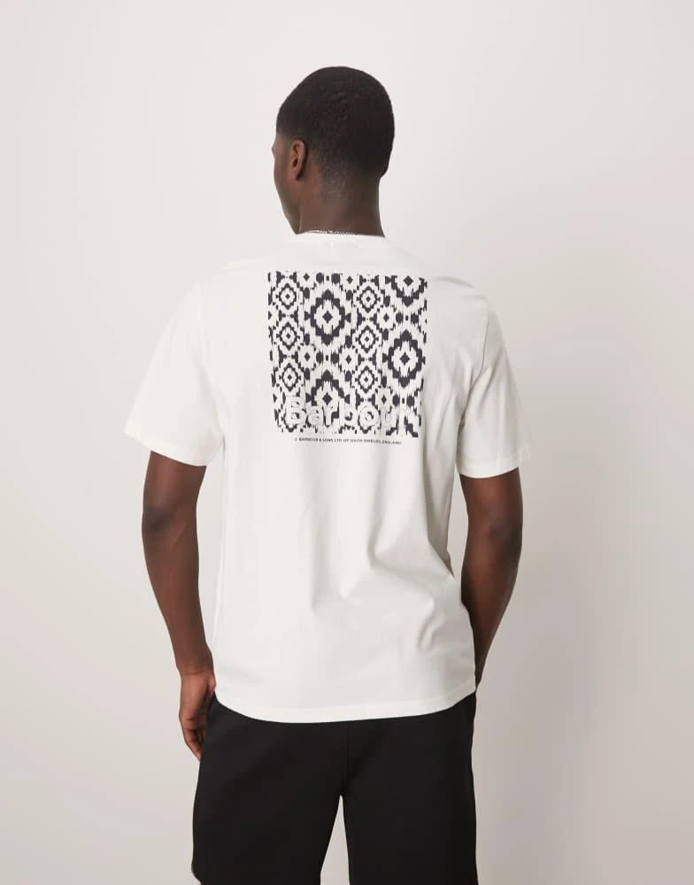 Barbour Barbour Homelane relaxed fit t-shirt in whisper white 4