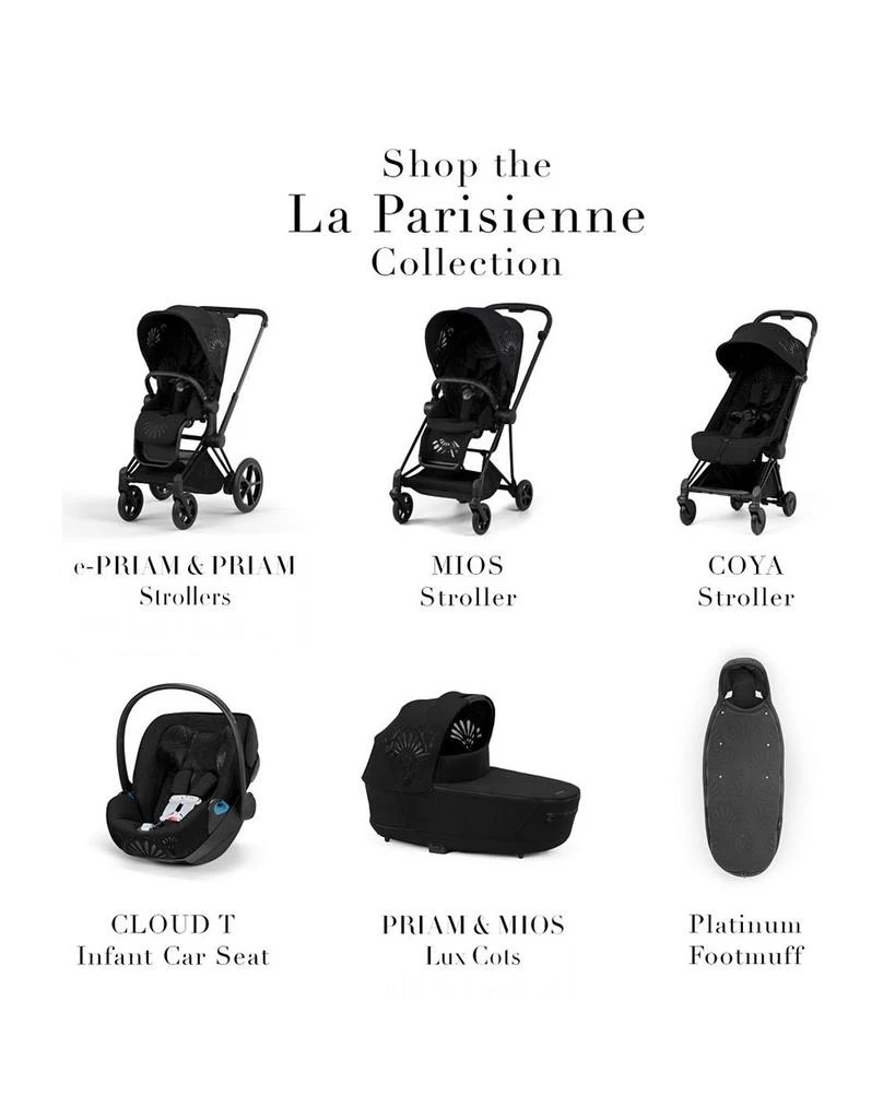 Cybex Cloud T Comfort Extend Infant Car Seat with SensorSafe, La Parisienne 7
