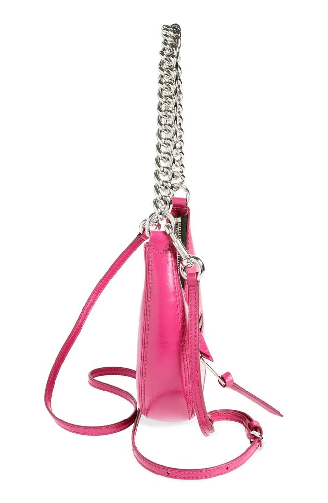 Marc Jacobs Mini Crescent Crinkle Leather Crossbody Bag 4