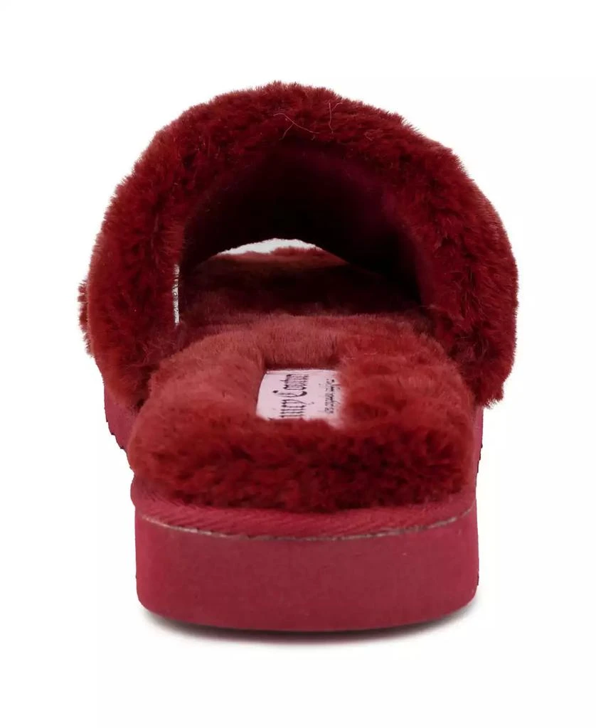 Juicy Couture Women's Halo Faux Fur Slip-On Slippers 3