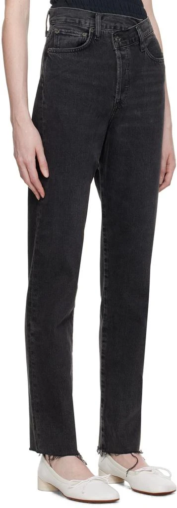 AGOLDE Black Criss Cross Jeans 2