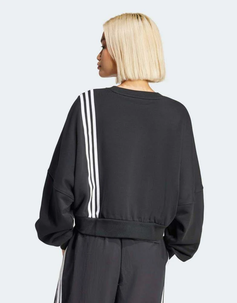 Adidas adidas Originals Adibreak Cropped Sweatshirt in black 2