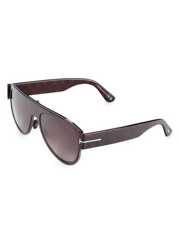 Tom Ford 58MM Oval Sunglasses 2