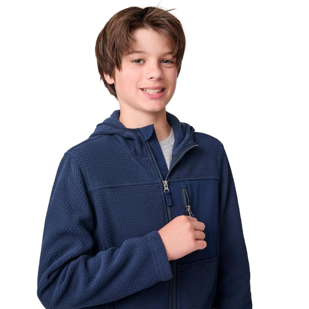 Free Country Boys' Brick Fleece Hoodie Jacket 10