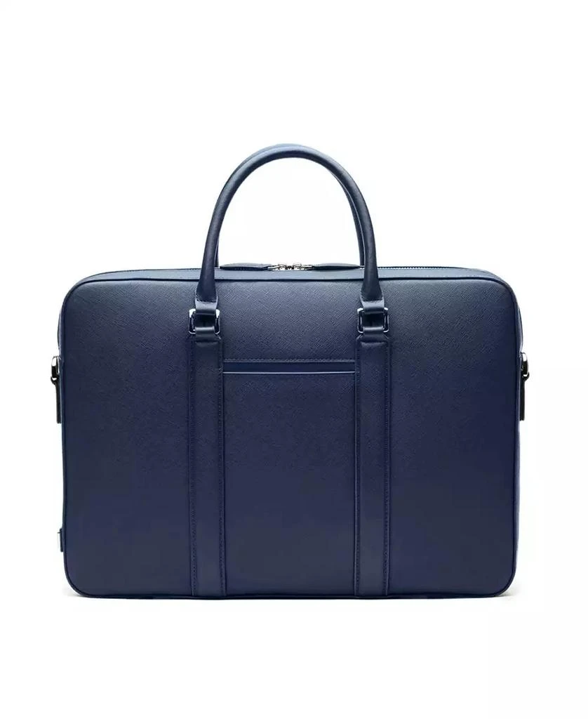 MAVERICK 
CO. Men
s Manhattan Monochrome Leather Briefcase