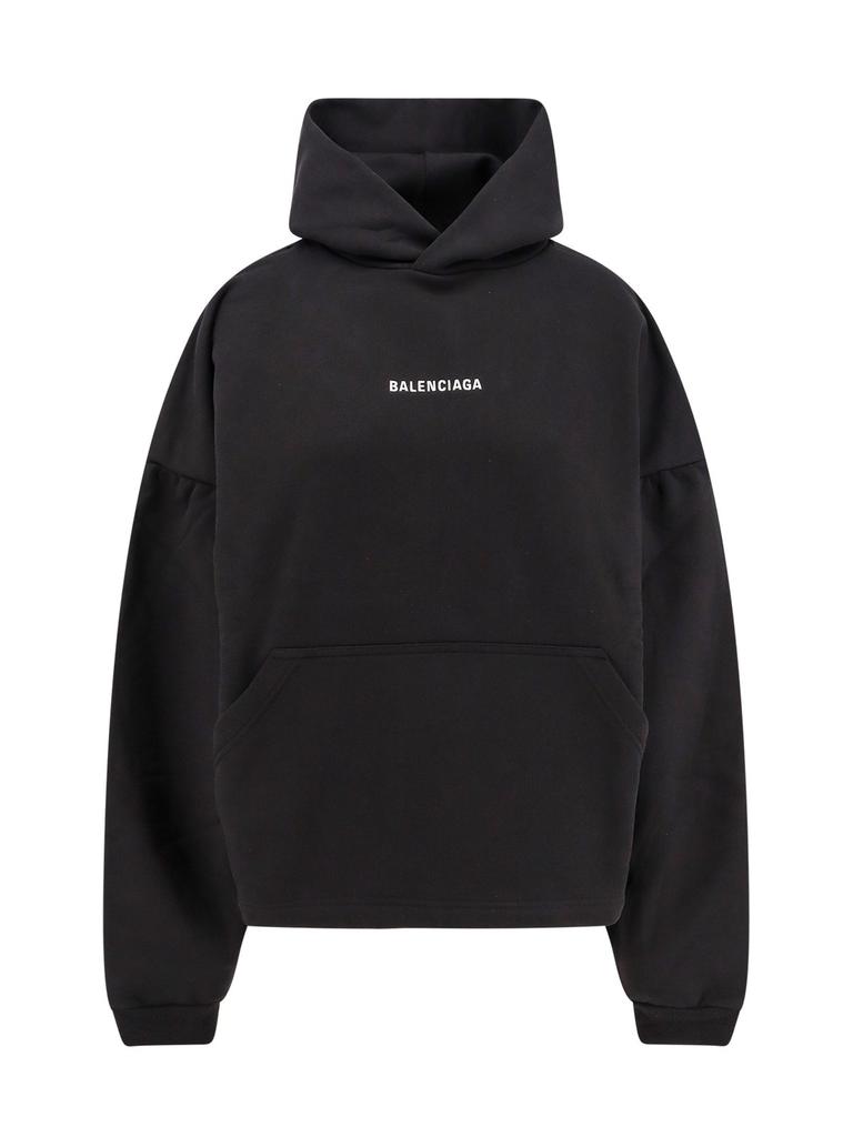 送料込+BALENCIAGA+New Balenciaga Back Hoodie New Balenciaga Back Hoodie Medium Fit in Black | Balenciaga US