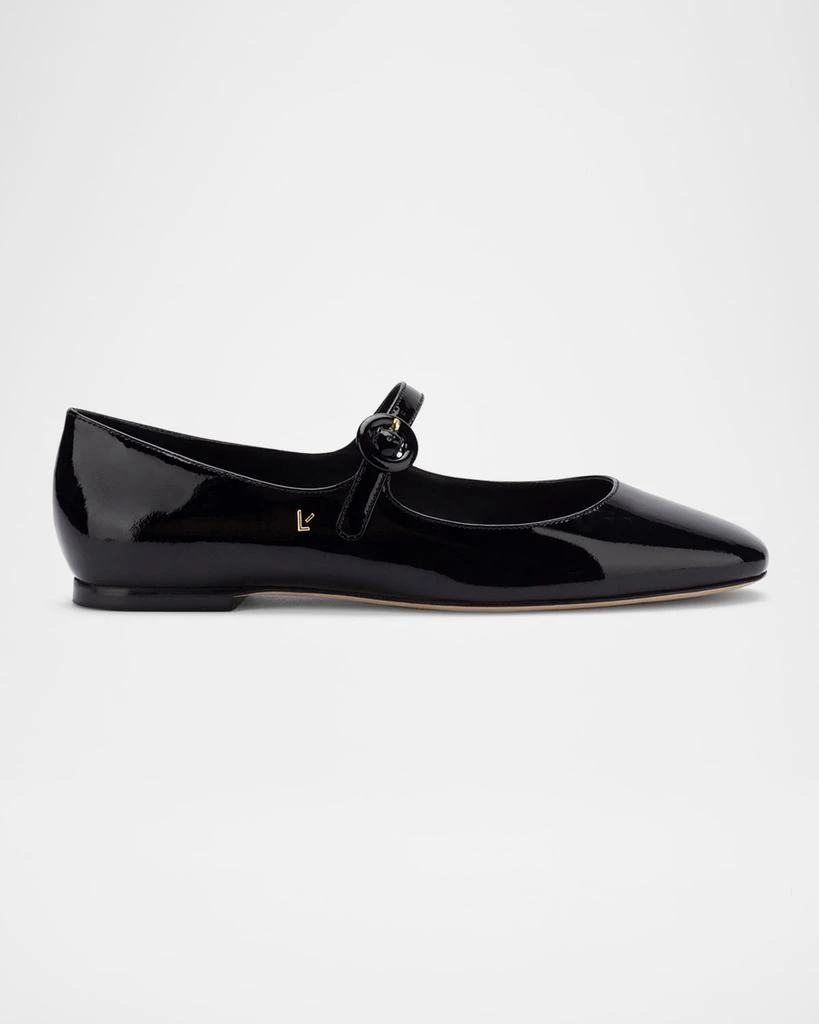 Larroude Blair Patent Mary Jane Ballerina Flats 1