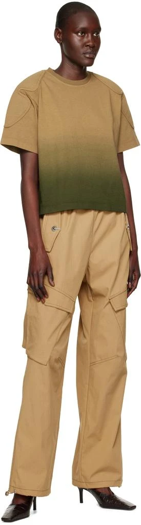 Dion Lee Khaki Latch Trousers 4
